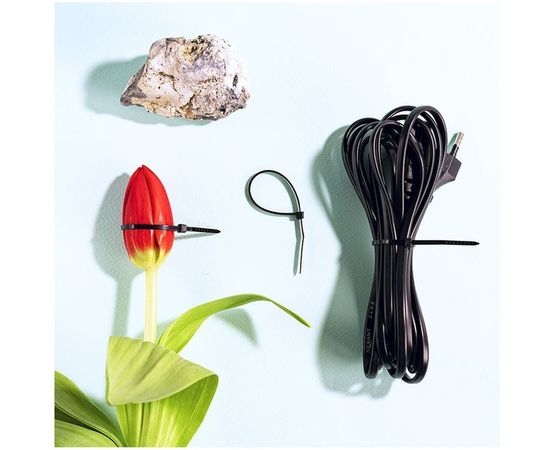 Хомут REXANT nylon 120x2.5 мм 100 шт черный 07-0121 – изображение 6