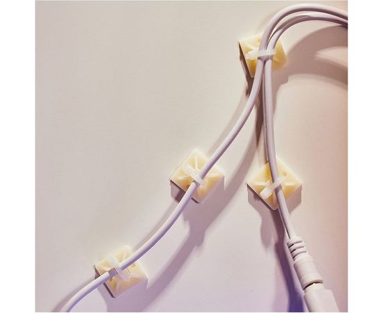 Самоклеящаяся площадка REXANT 20x20 мм, белая, 100 шт. 07-2020 – изображение 5