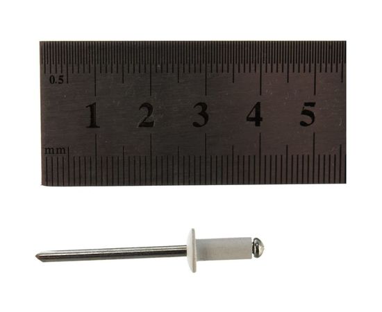 Заклепки RAL 9003 (4.0х10 мм; сигнально-белый) 50 шт. MATRIX 40682 – изображение 3