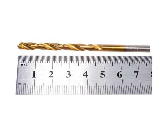Сверло (4.5 мм; HSS-TiN) по металлу Matrix 717450 – изображение 3