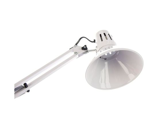 Настольный светильник под лампу IN HOME СНС-13Б на струбцине, 60Вт, E27, БЕЛЫЙ, коробка 4690612012728 – изображение 2