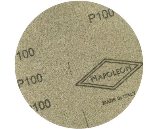 Круг шлифовальный на липучке PAPER GOLD (5 шт; 125 мм; без отверстий; P100) NAPOLEON npg5-125-0-100 – изображение 4