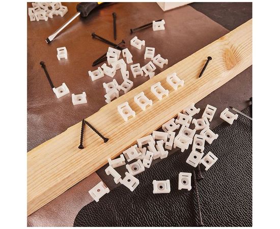 Площадка для крепления стяжки REXANT ПС-2 22x16 мм, белая, упаковка 100 шт. 07-2102 – изображение 4