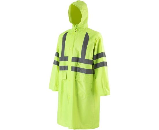 Влагозащитный плащ повышенной видимости 2Hands цвет лимон, р-р 3XL РP1HV – изображение 3