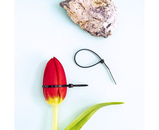 Хомут REXANT nylon 120x2.5 мм 100 шт черный 07-0121 – изображение 5