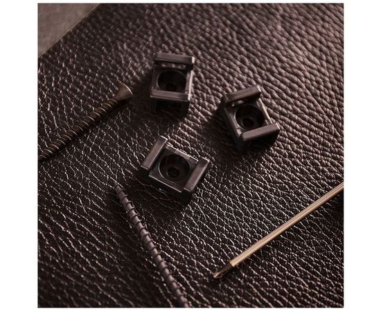 Площадка для крепления стяжки REXANT ПС-2 22x16 мм, черная, упаковка 10 шт. 07-2103-10 – изображение 2