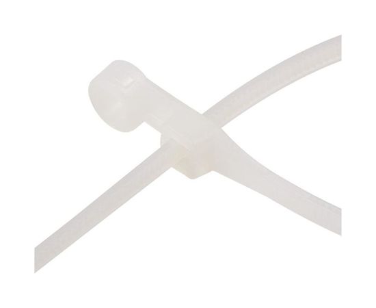 Хомут под винт REXANT nylon 3.5x100 мм 100 шт белый 07-0104 – изображение 2