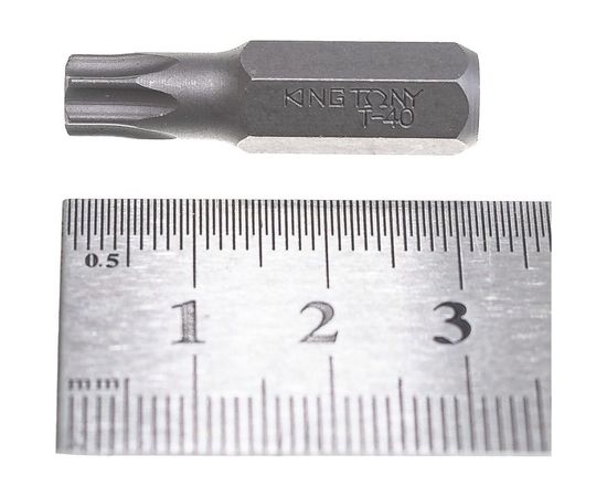 Вставка бита торцевая 5/16", TORX, Т40, L = 32 мм KING TONY 183240T – изображение 2