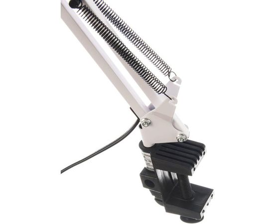 Настольный светильник под лампу IN HOME СНС-13Б на струбцине, 60Вт, E27, БЕЛЫЙ, коробка 4690612012728 – изображение 4