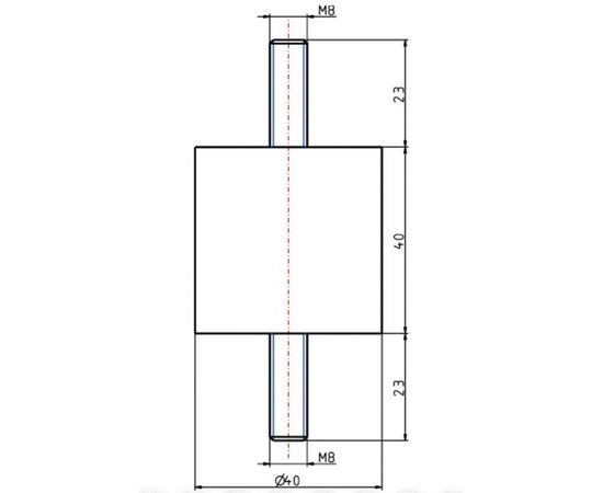Резинометаллический буфер KIPP K0566.04004055 – изображение 2