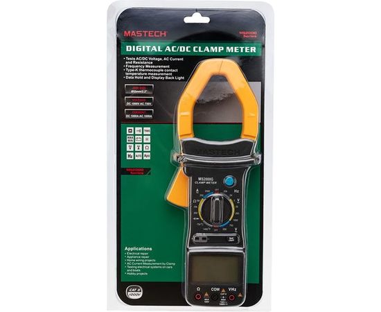 Токовые клещи MASTECH MS2000G 13-1301 – изображение 4