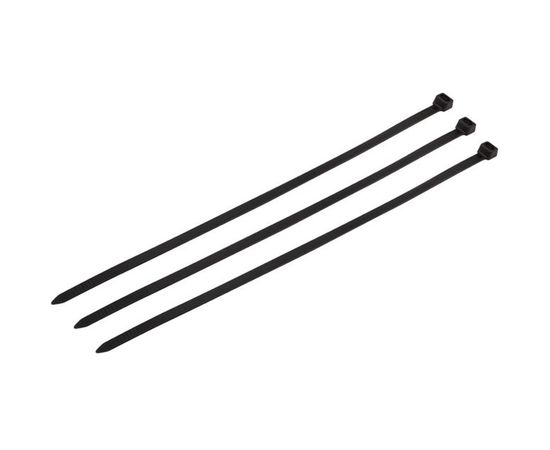 Широкий хомут REXANT nylon 8.0x300 мм 100 шт черный 07-0303 – изображение 2