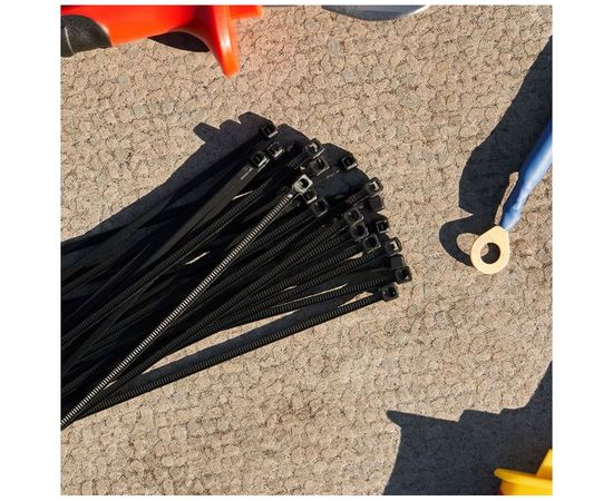 Хомут REXANT nylon 150x3.0 мм 25 шт черный 07-0151-25 – изображение 2