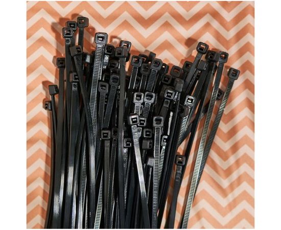 Хомут REXANT nylon 250x4.0 мм 100 шт черный 07-0251 – изображение 8