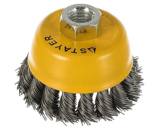 Щетка чашечная "MASTER" (80 мм; М14) для УШМ STAYER 35128-080_z01 