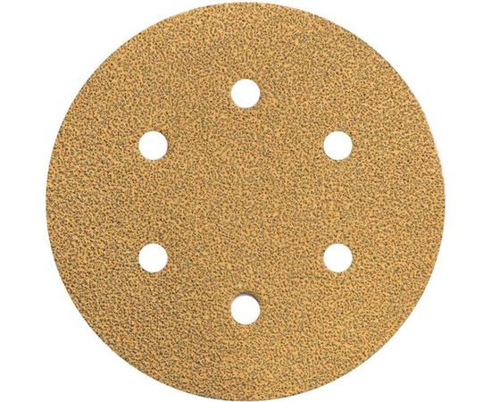 Круг шлифовальный на липучке siaone 1944 (5+1 шт; 150 мм; 6 отверстий; P40) sia Abrasives so6-150-6-040 