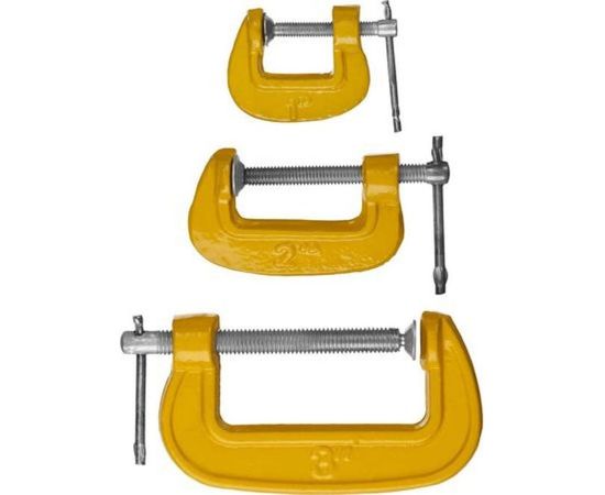 Набор струбцин Stayer SG-3 тип G 25-50-75 мм, 3212-H3_z03 