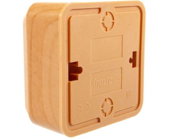 Розетка Smartbuy 1-местная 10А без заземления светлое дерево Юпитер SBE-03lw-10-S1-N 