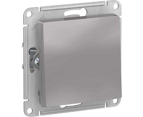 Одноклавишный механизм выключателя Schneider Electric ATLAS DESIGN сх.1 10АХ алюминий ATN000311 