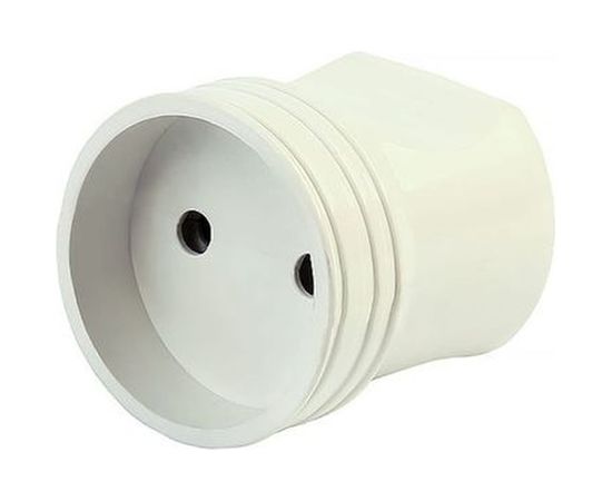 Штепсельное гнездо Smartbuy без заземления белое 10А 250В SBE-10-S02-w 