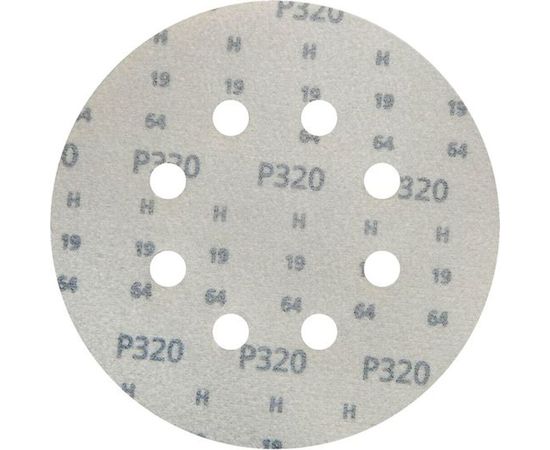 Круг шлифовальный на липучке siaone 1944 (5+1 шт; 125 мм; 8 отверстий; P320) sia Abrasives so6-125-8-320 