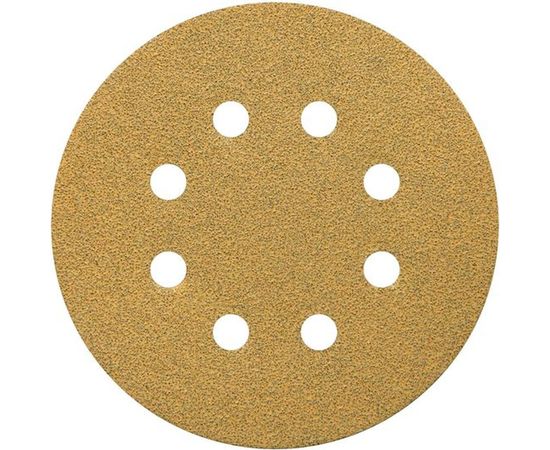 Круг шлифовальный на липучке siaone 1944 (5+1 шт; 125 мм; 8 отверстий; P80) sia Abrasives so6-125-8-080 