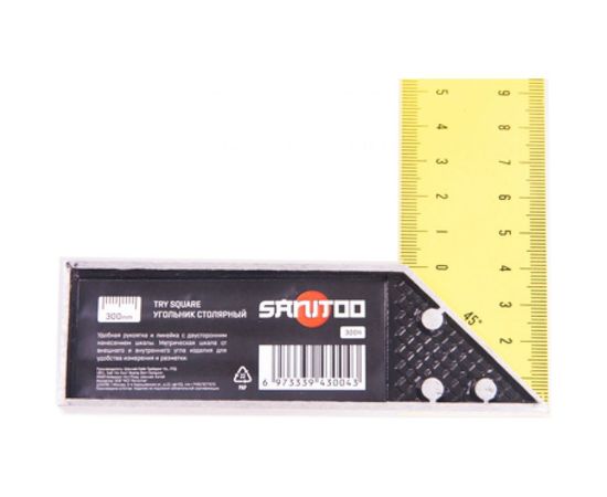 Столярный угольник Sanitoo 300 мм 3004 