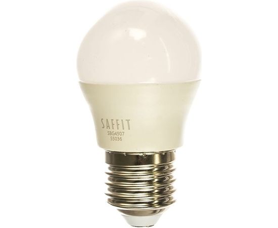 Светодиодная лампа SAFFIT SBG4507 Шарик E27 7W 2700K 55036 