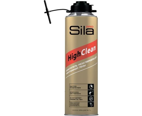 Очиститель монтажной пены Sila 500ml Россия CLSL500 