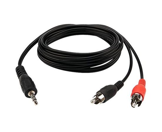 Шнур REXANT Стерео 3,5 мм - 2 RCA, длина 1,5 метра 17-4202 