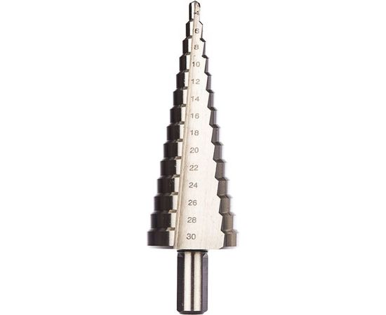 Сверло ступенчатое по металлу (4-30 мм; 14 ступеней; 100 мм) STAYER 29660-4-30-14 