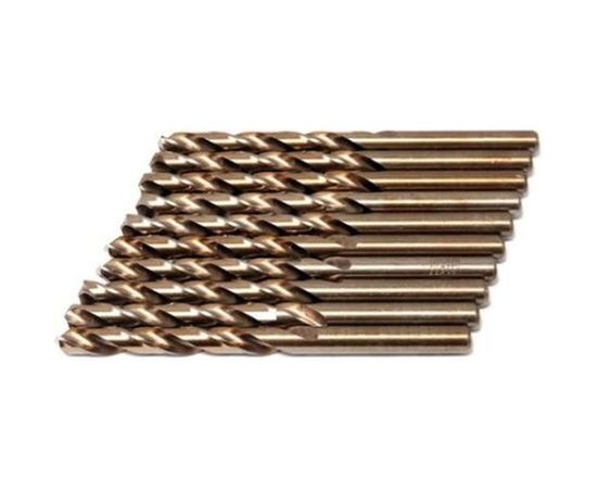 Сверло по металлу 4мм HSS+Co 10шт ROCKFORCE RF-DSP40H 