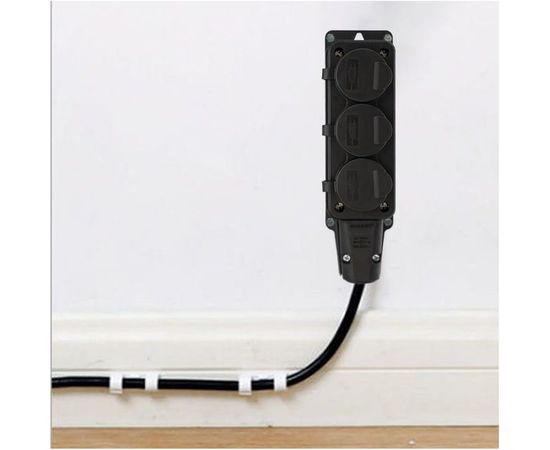 Штепсельная трехместная розетка REXANT влагозащищенная, с/з, 16 А, IP54 каучук 111-113 – изображение 8