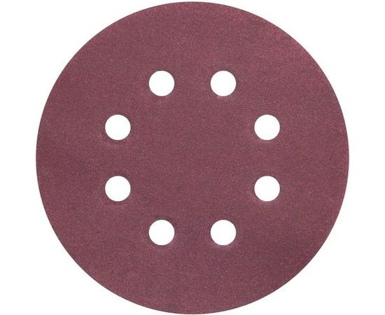 Круг шлифовальный на липучке siaspeed 1950 (5+1 шт; 125 мм; 8 отверстий; P180) sia Abrasives ss6-125-8-180 – изображение 3