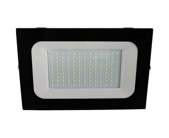 Светодиодный прожектор SAFFIT SFL90-150 2835SMD, 150W 6400K AC220V/50Hz IP65, черный в компактном корпусе 55069 – изображение 2
