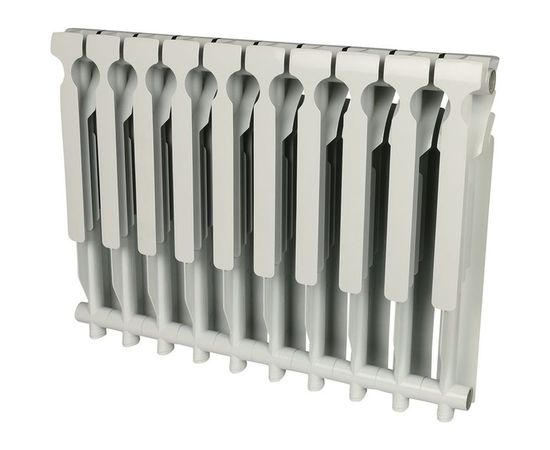 Алюминиевый радиатор ROMMER Plus 500 10 секций RAL9016 89566 – изображение 10