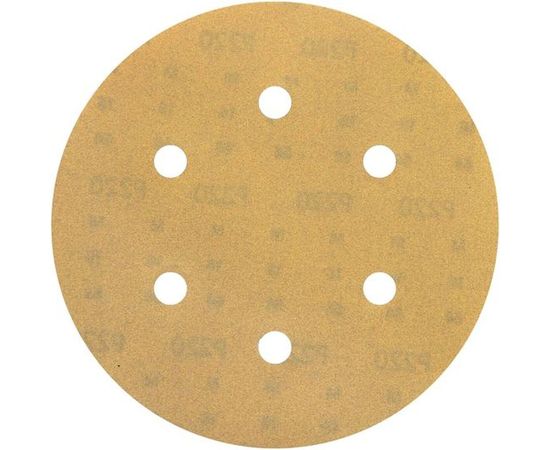 Круг шлифовальный на липучке siaone 1944 (5+1 шт; 150 мм; 6 отверстий; P220) sia Abrasives so6-150-6-220 – изображение 2