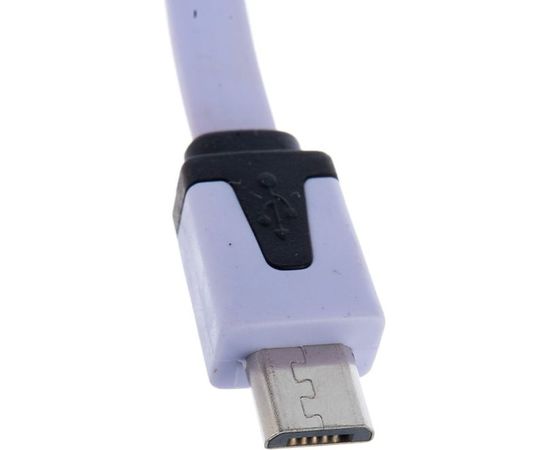 Универсальный кабель REXANT USB microUSB шнур плоский 1М белый 18-4274 – изображение 3