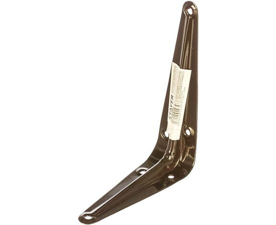Уголок-кронштейн STAYER MASTER 125х100 мм, коричневый 37401-3 – изображение 2
