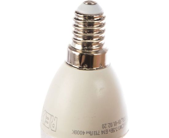 Светодиодная лампа REXANT Свеча на ветру 7,5Вт E14 713лм 4000K нейтральный свет 604-046 – изображение 5