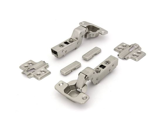 Петля со встроенным доводчиком SAMET MASTER, изгиб 18 мм, 48AX, Ni, 2 шт. СТ-00001266 – изображение 5