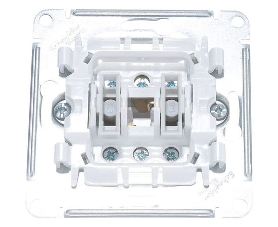 2-клавишный механизм переключателя Schneider Electric СП Glossa сх.6 10AX белый GSL000165 – изображение 4