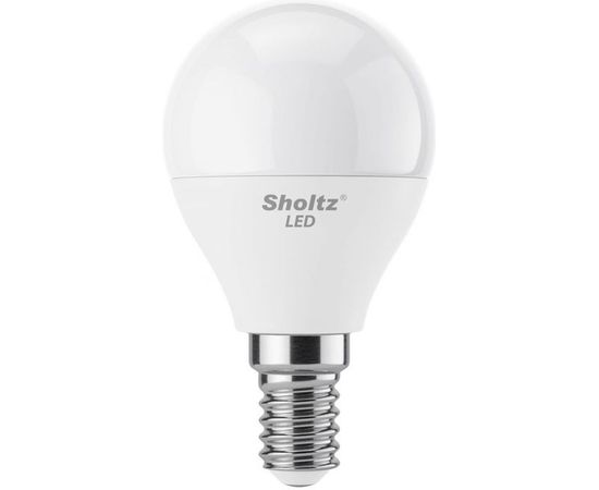 Светодиодная лампа Sholtz шар 9Вт E14 2700К 220В LEB3028 – изображение 2