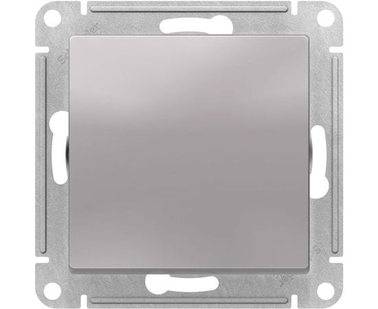 Одноклавишный механизм выключателя Schneider Electric ATLAS DESIGN сх.1 10АХ алюминий ATN000311 – изображение 2