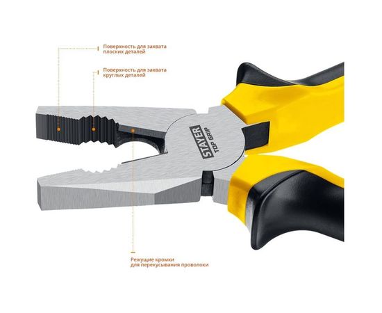 Комбинированные плоскогубцы Stayer TOPGrip 200мм 2205-1-20_z02 – изображение 2