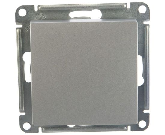 Одноклавишный механизм выключателя Schneider Electric ATLAS DESIGN сх.1 10АХ алюминий ATN000311 – изображение 4