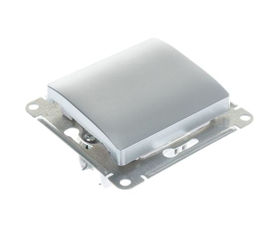 1-клавишный переключатель Schneider Electric GLOSSA 10АХ, АЛЮМИНИЙ GSL000361 – изображение 4