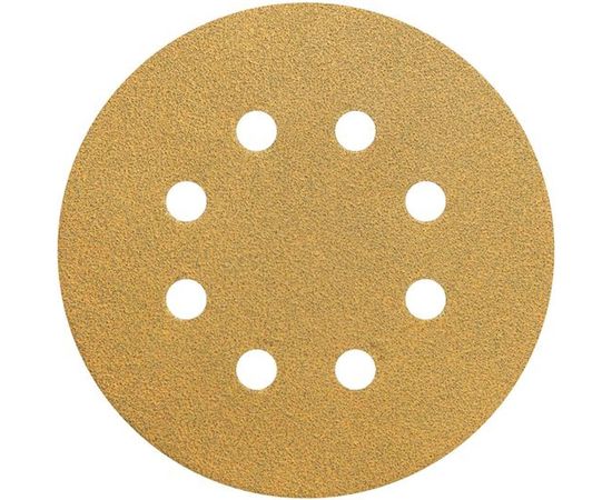 Круг шлифовальный на липучке siaone 1944 (5+1 шт; 125 мм; 8 отверстий; P100) sia Abrasives so6-125-8-100 – изображение 2