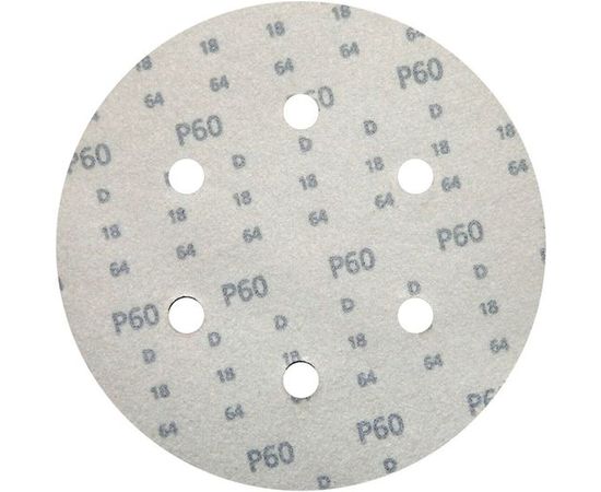 Круг шлифовальный на липучке siaone 1944 (5+1 шт; 150 мм; 6 отверстий; P60) sia Abrasives so6-150-6-060 – изображение 4