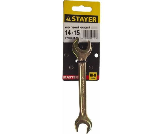 Гаечный рожковый ключ STAYER MASTER 27038-14-15 – изображение 2